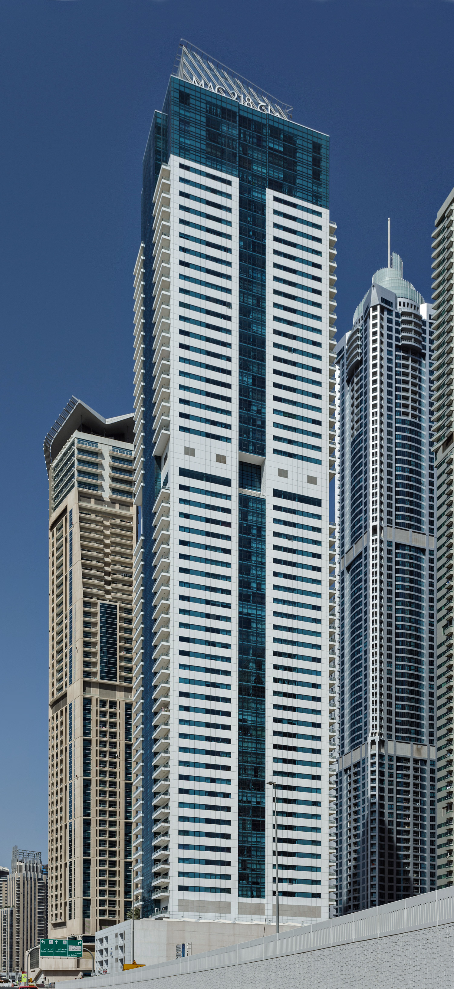 MAG 218 Tower, Dubai - View from the northeast. © Mathias Beinling
